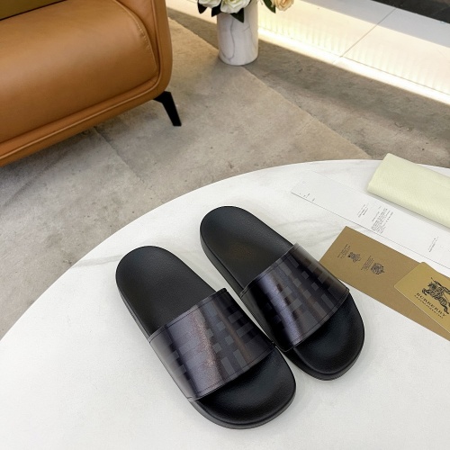 Replica Burberry Slippers For Men #959423 $42.00 USD for Wholesale