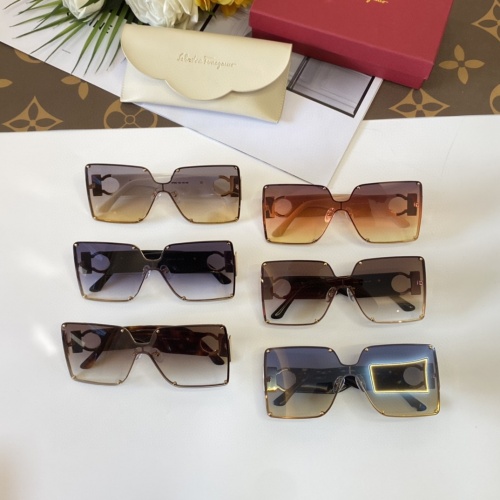 Replica Salvatore Ferragamo AAA Quality Sunglasses #959706 $68.00 USD for Wholesale