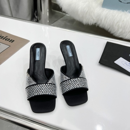 Replica Prada Slippers For Women #959725 $92.00 USD for Wholesale