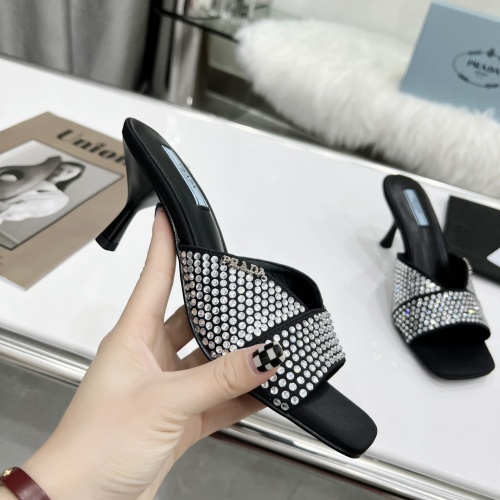 Replica Prada Slippers For Women #959725 $92.00 USD for Wholesale