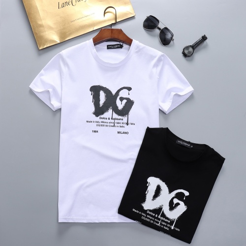 Replica Dolce & Gabbana D&G T-Shirts Short Sleeved For Men #959779 $27.00 USD for Wholesale