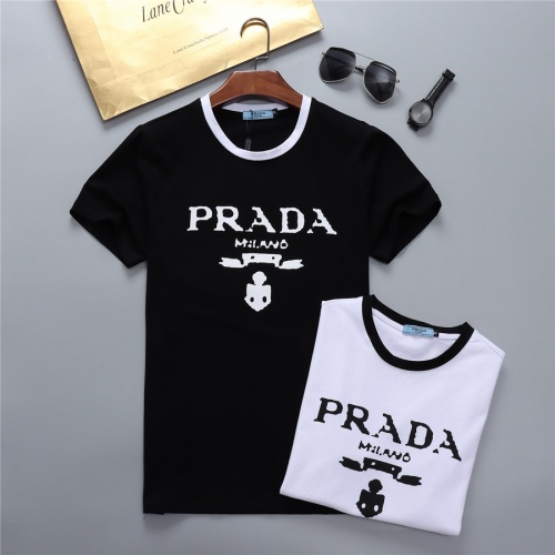 Replica Prada T-Shirts Short Sleeved For Men #959909 $27.00 USD for Wholesale