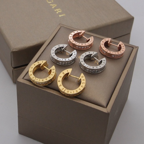 Replica Bvlgari Earrings For Women #960120 $27.00 USD for Wholesale