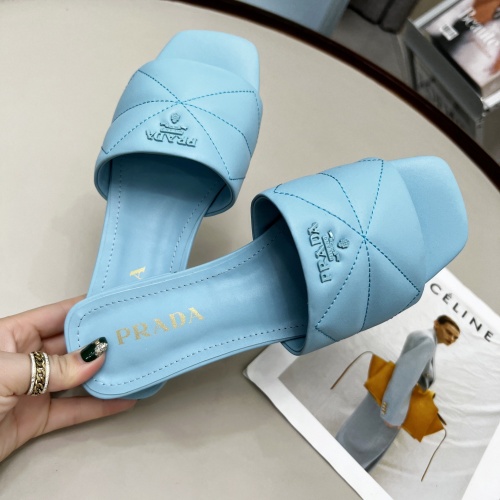 Replica Prada Slippers For Women #960226 $72.00 USD for Wholesale
