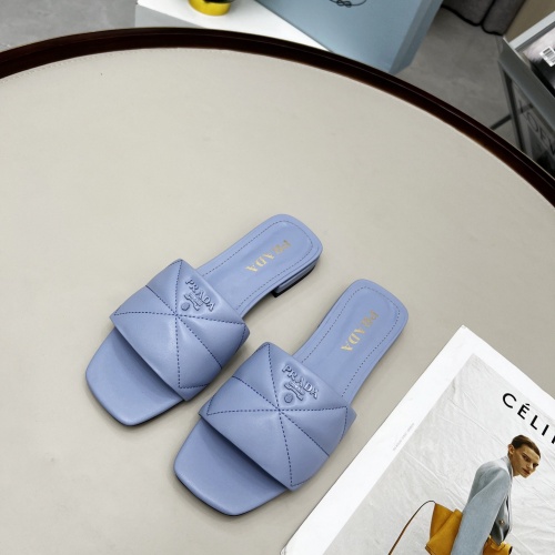 Replica Prada Slippers For Women #960227 $72.00 USD for Wholesale