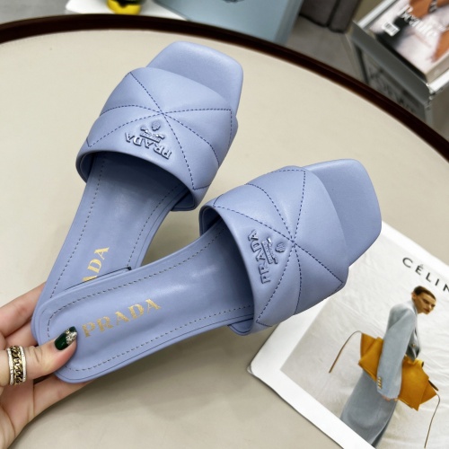 Replica Prada Slippers For Women #960227 $72.00 USD for Wholesale