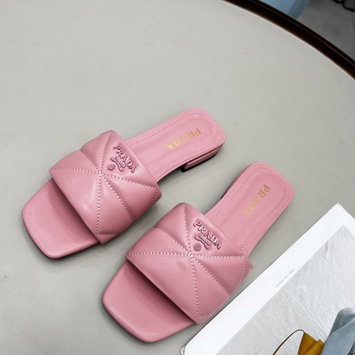 Replica Prada Slippers For Women #960229 $72.00 USD for Wholesale