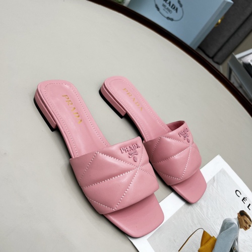 Replica Prada Slippers For Women #960229 $72.00 USD for Wholesale