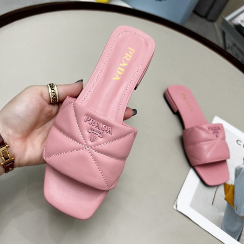 Replica Prada Slippers For Women #960229 $72.00 USD for Wholesale