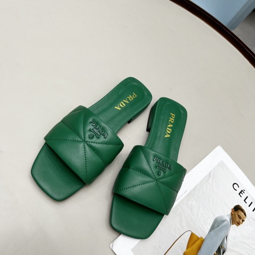 Replica Prada Slippers For Women #960230 $72.00 USD for Wholesale