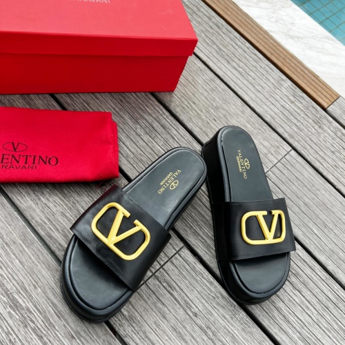 Replica Valentino Slippers For Women #960290 $80.00 USD for Wholesale