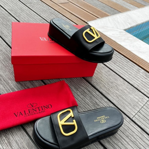 Replica Valentino Slippers For Women #960290 $80.00 USD for Wholesale