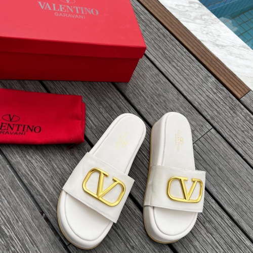 Replica Valentino Slippers For Women #960291 $80.00 USD for Wholesale