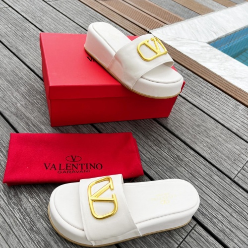 Replica Valentino Slippers For Women #960291 $80.00 USD for Wholesale