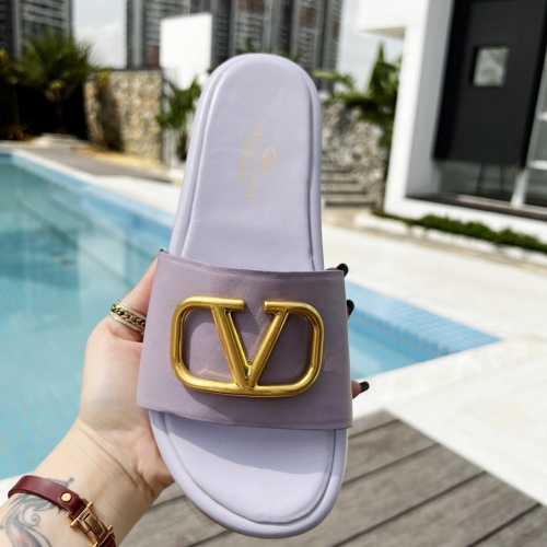 Replica Valentino Slippers For Women #960292 $80.00 USD for Wholesale