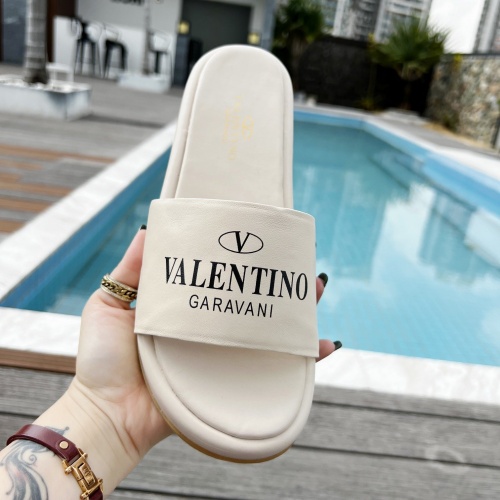 Replica Valentino Slippers For Women #960306 $80.00 USD for Wholesale