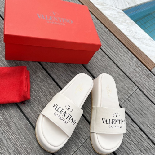 Replica Valentino Slippers For Women #960306 $80.00 USD for Wholesale