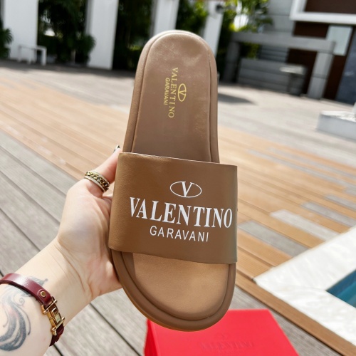 Replica Valentino Slippers For Women #960311 $80.00 USD for Wholesale