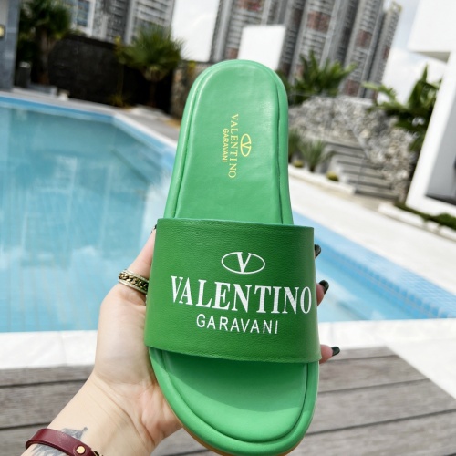 Replica Valentino Slippers For Women #960312 $80.00 USD for Wholesale