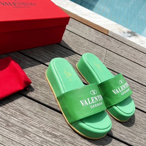 Replica Valentino Slippers For Women #960312 $80.00 USD for Wholesale