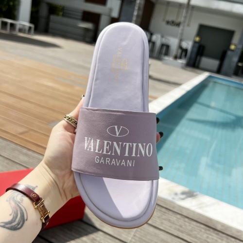 Replica Valentino Slippers For Women #960315 $80.00 USD for Wholesale