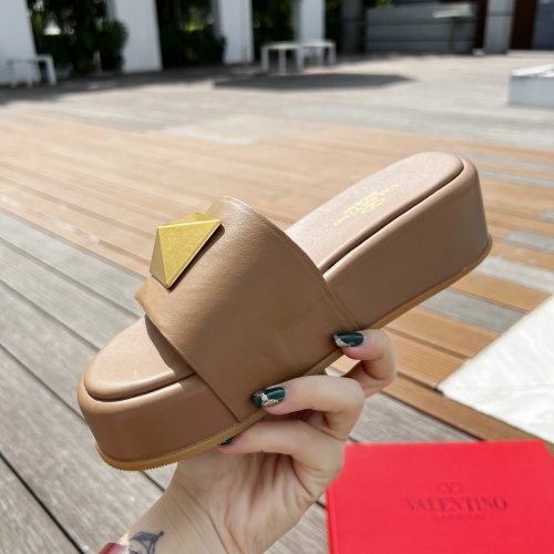 Replica Valentino Slippers For Women #960337 $80.00 USD for Wholesale