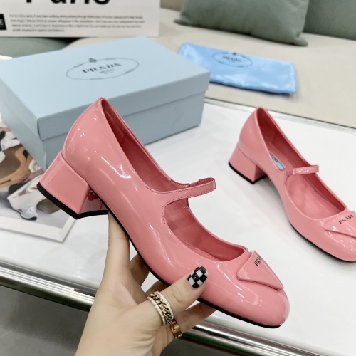 Replica Prada High-heeled Shoes For Women #960376 $108.00 USD for Wholesale