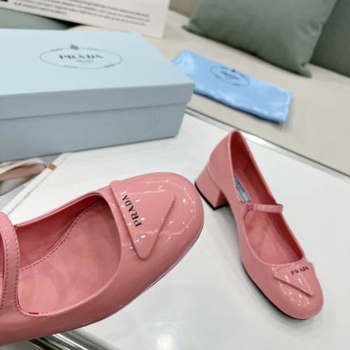 Replica Prada High-heeled Shoes For Women #960376 $108.00 USD for Wholesale