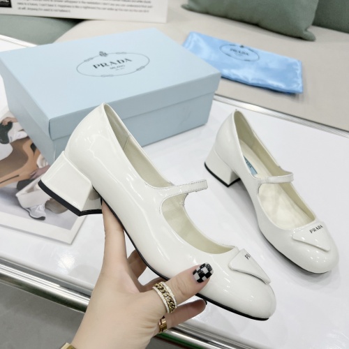 Replica Prada High-heeled Shoes For Women #960379 $108.00 USD for Wholesale
