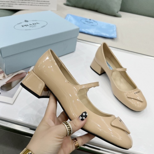 Replica Prada High-heeled Shoes For Women #960380 $108.00 USD for Wholesale