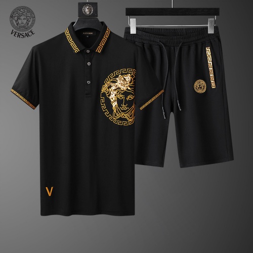 Versace Tracksuits Short Sleeved For Men #960432 $64.00 USD, Wholesale Replica Versace Tracksuits