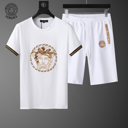 Versace Tracksuits Short Sleeved For Men #960452 $60.00 USD, Wholesale Replica Versace Tracksuits