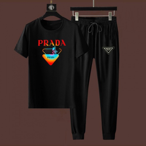 Prada Tracksuits Short Sleeved For Men #960461