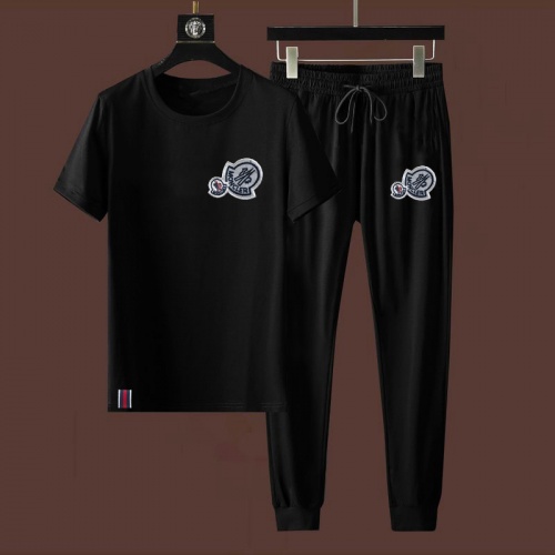 Moncler Tracksuits Short Sleeved For Men #960464 $76.00 USD, Wholesale Replica Moncler Tracksuits