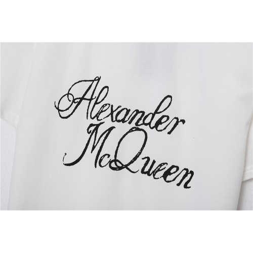Replica Alexander McQueen T-shirts Short Sleeved For Unisex #960499 $29.00 USD for Wholesale
