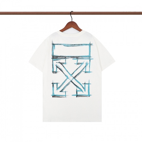 Off-White T-Shirts Short Sleeved For Unisex #960549 $29.00 USD, Wholesale Replica Off-White T-Shirts