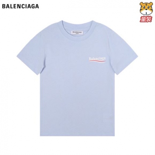 Replica Balenciaga Kids T-Shirts Short Sleeved For Kids #960555 $27.00 USD for Wholesale