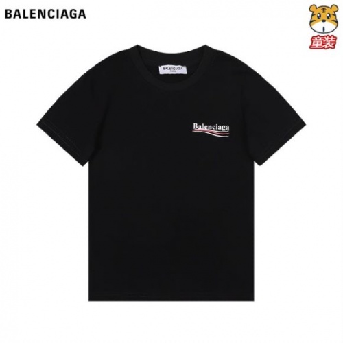 Replica Balenciaga Kids T-Shirts Short Sleeved For Kids #960556 $27.00 USD for Wholesale