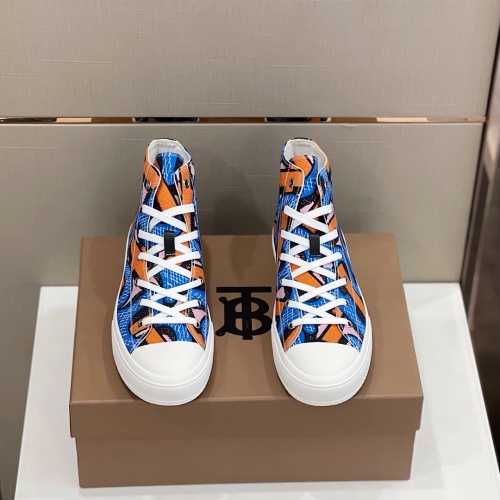 Replica Burberry High Tops Shoes For Men #960601 $76.00 USD for Wholesale