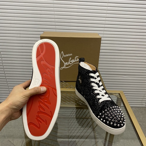 Replica Christian Louboutin High Tops Shoes For Men #960850 $98.00 USD for Wholesale