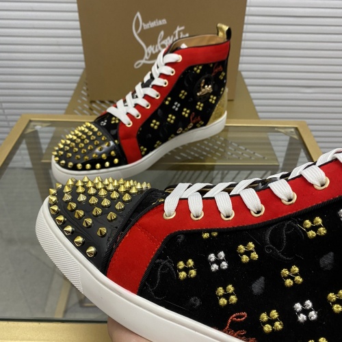 Replica Christian Louboutin High Tops Shoes For Men #960850 $98.00 USD for Wholesale