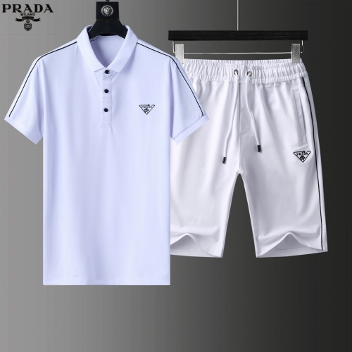 Prada Tracksuits Short Sleeved For Men #961034