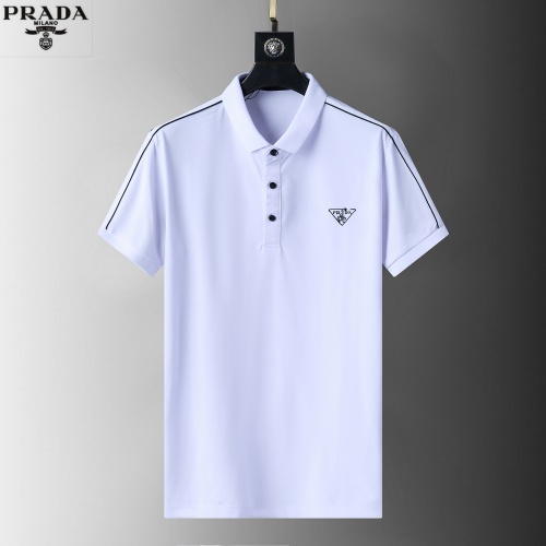 Replica Prada Tracksuits Short Sleeved For Men #961034 $72.00 USD for Wholesale