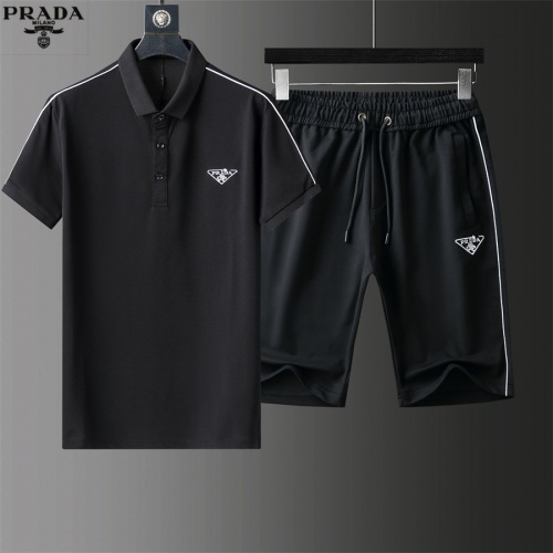 Prada Tracksuits Short Sleeved For Men #961038