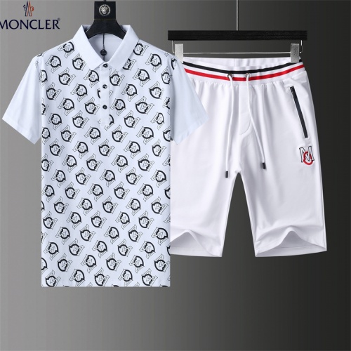 Moncler Tracksuits Short Sleeved For Men #961075 $72.00 USD, Wholesale Replica Moncler Tracksuits
