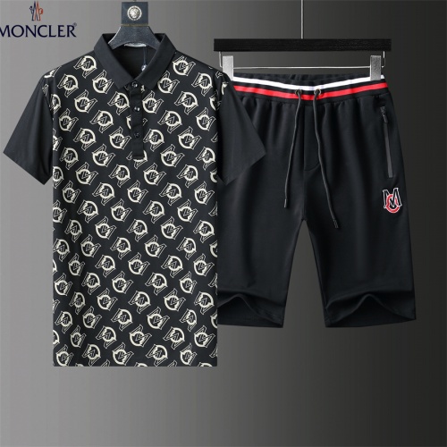 Moncler Tracksuits Short Sleeved For Men #961076 $72.00 USD, Wholesale Replica Moncler Tracksuits