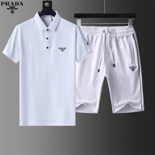 Prada Tracksuits Short Sleeved For Men #961082