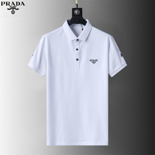 Replica Prada Tracksuits Short Sleeved For Men #961082 $72.00 USD for Wholesale