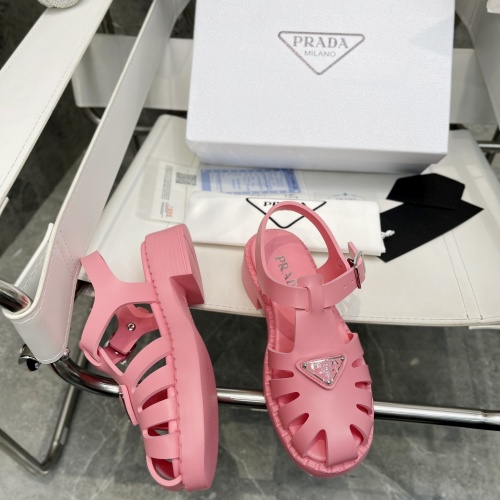 Replica Prada Sandal For Women #961099 $88.00 USD for Wholesale