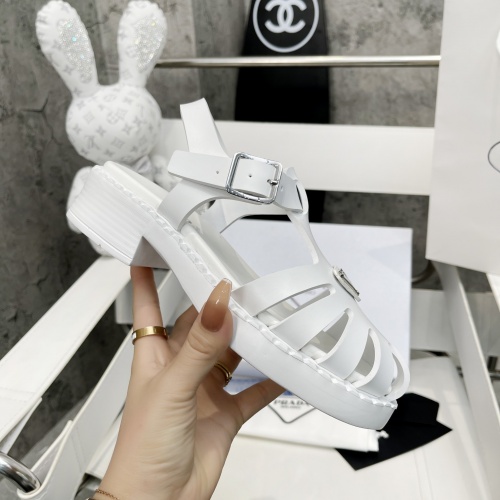Replica Prada Sandal For Women #961100 $88.00 USD for Wholesale